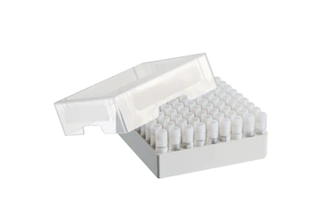 艾本德儲存盒 9 × 9, 可放置 81  個螺旋蓋（凍存）管， 1  –  2  mL，3  件，高 53  mm，2  英寸，聚丙烯材料，可耐受最低 -86  °C，可高溫高壓滅菌，帶蓋子并具有數