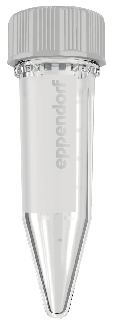 艾本德Eppendorf Tubes? 5.0 mL 帶螺旋蓋 啟動套裝, 400 個離心管（2 盒， 每盒 2 包ｘ100 個），2 個離心管架（可放置 12 個離心管），白色；8 個通用轉子適配器